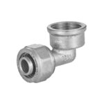 Solifits γωνία 90° με θηλυκό σπείρωμα χρωμέ