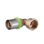 Te-sa γωνία 90° με θηλυκό σπείρωμα πρεσαριστή βαρέως τύπου πολυστρωματικού σωλήνα