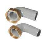 Solidrains Γωνία μπανιέρας με ορειχάλκινο ρακόρ