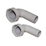 Solidrains Γωνία μπανιέρας με πλαστικό ρακόρ