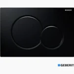 Sigma 20 σώμα-μπουτόν καζανάκι μαύρο ματ, δακτύλιος: μαύρο γυαλιστερό