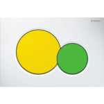 Sigma 01 σώμα-μπουτόν καζανάκι Λευκό/Κίτρινο και Πράσινο